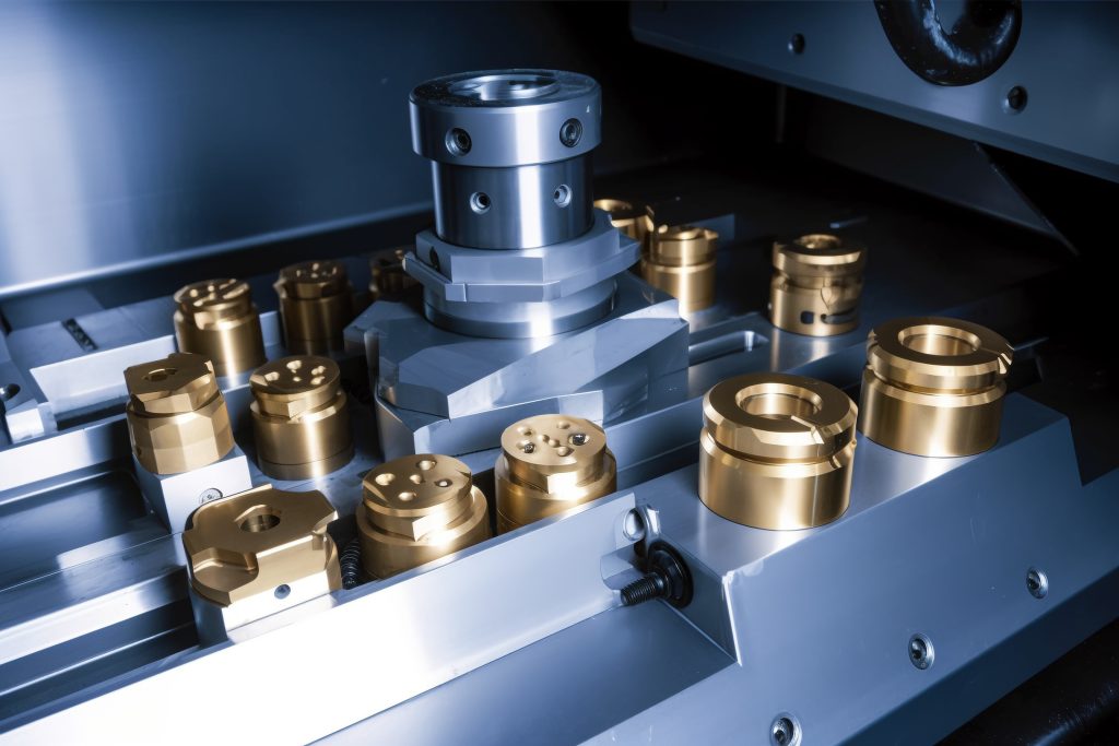 CNC machining parts display