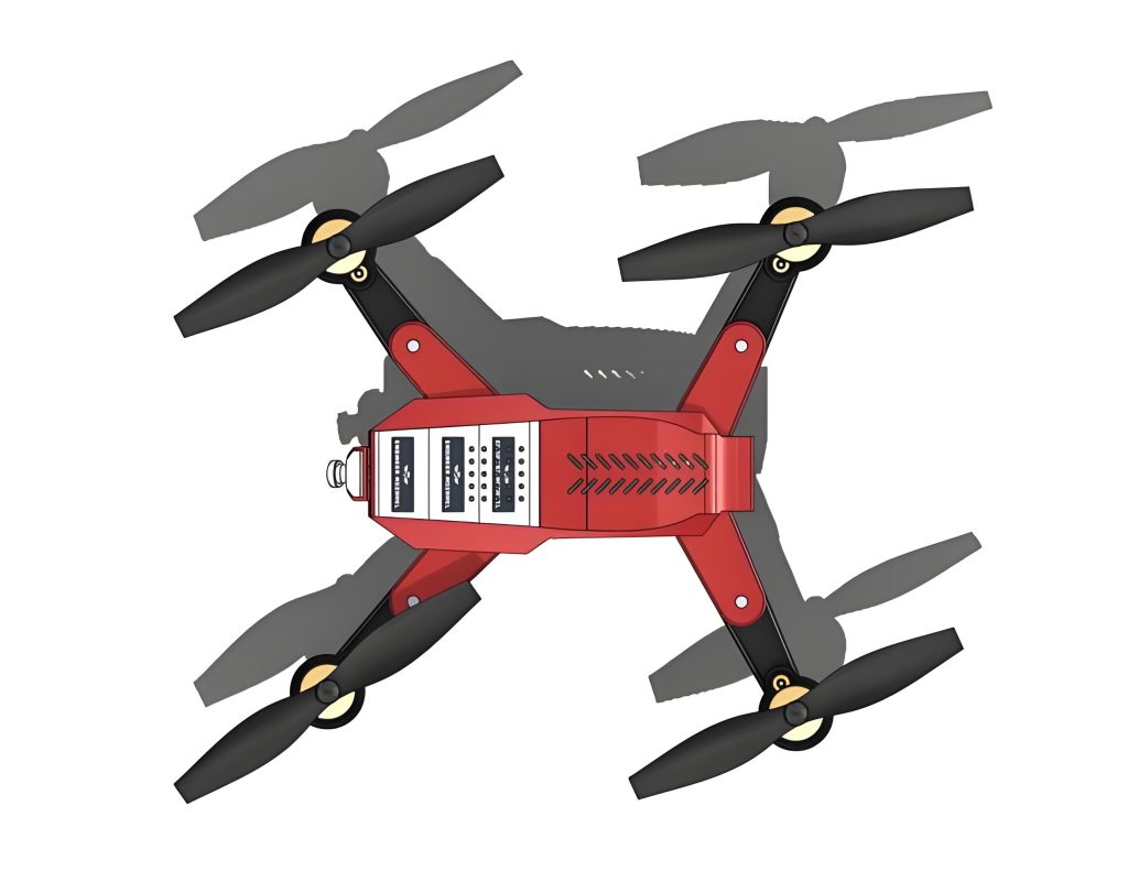 UAV parts four-axis processing