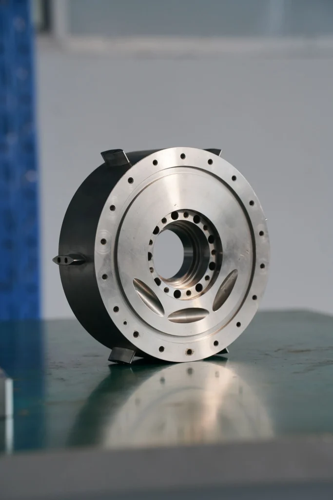feature-review.webp
CNC machined metal component with precision holes, bores, and mating features prepared for dimensional review.