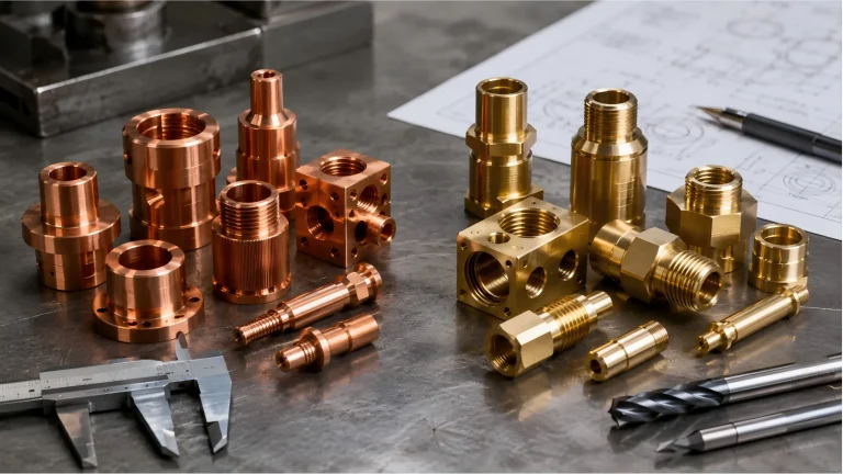 黄铜与铜: CNC 加工部件的差异