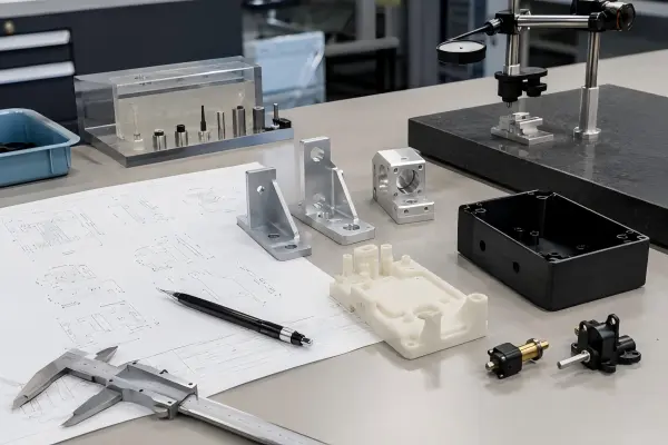 Prototype development support with fit-check samples, functional test parts, appearance samples, engineering review parts, drawings, and inspection tools.